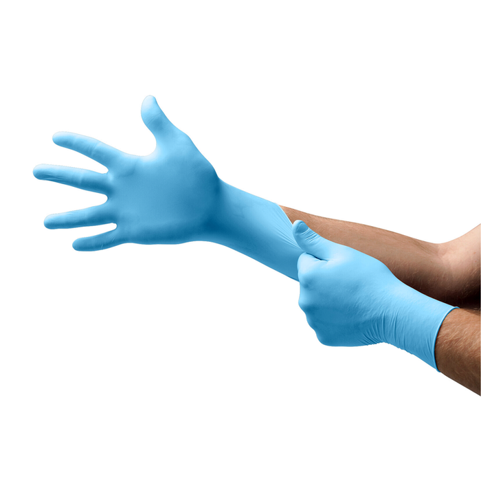 Ansell Microflex 92-134 Blue Nitrile Gloves- Pack of 100