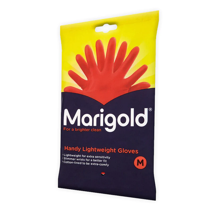 Marigold Red Rubber Washing Gloves