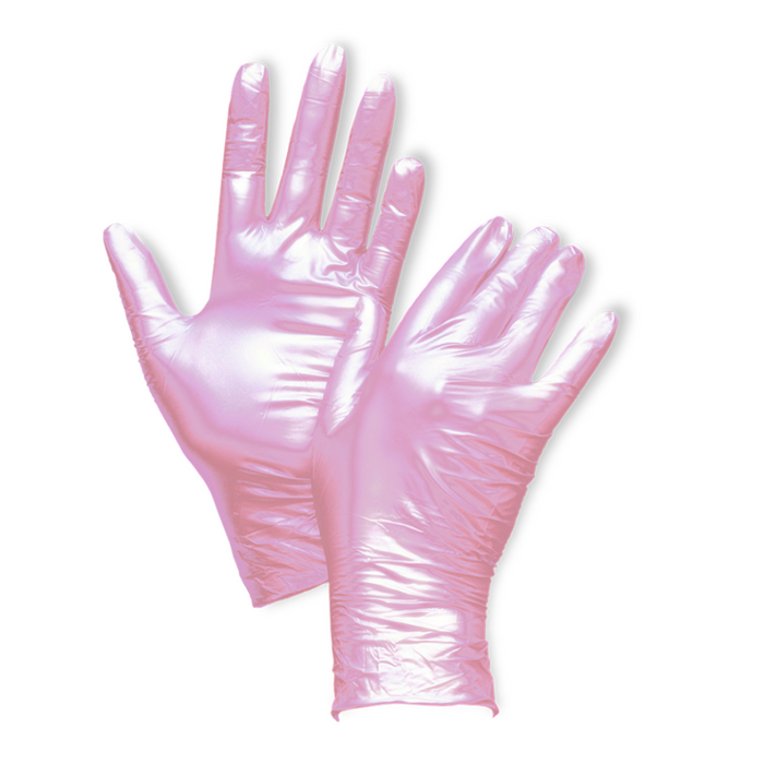 Unigloves Fancy Pearlescent Nitrile Gloves- All Colours