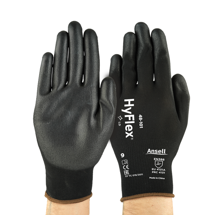 Ansell Hyflex 48-101 PU Coated Multi Purpose Work Gloves