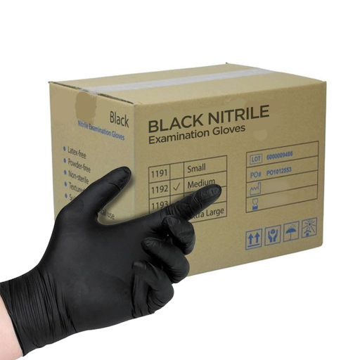 Black Nitrile Gloves- Disposable