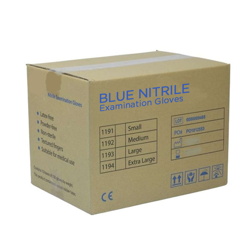 Blue Nitrile Gloves- Bulk